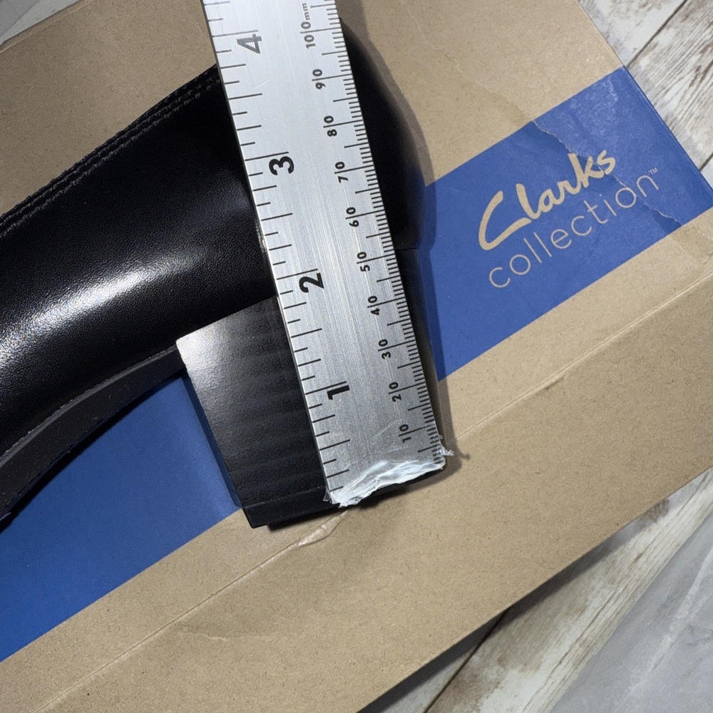 Clarks Women's Elanie Hope‎ Pump Black Size 11 Wide Black - Picture 11 of 11